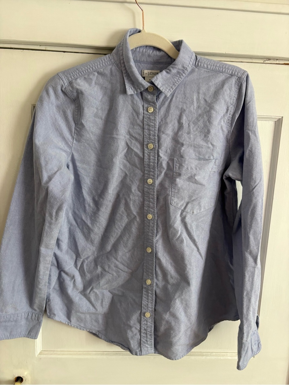 J. Crew Light Blue Button-Down Oxford Shirt